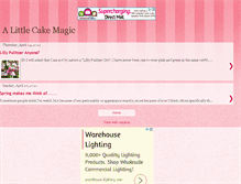 Tablet Screenshot of alittlecakemagic.blogspot.com