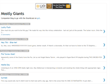 Tablet Screenshot of mostlygiants.blogspot.com