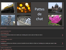 Tablet Screenshot of pattesdechat.blogspot.com