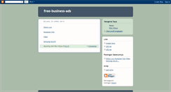 Desktop Screenshot of free-business-ads.blogspot.com