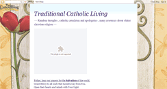 Desktop Screenshot of catholiclivingfaithful.blogspot.com