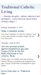 Mobile Screenshot of catholiclivingfaithful.blogspot.com