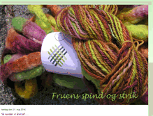 Tablet Screenshot of fruensspindogstrik.blogspot.com