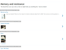 Tablet Screenshot of memory-resistance.blogspot.com