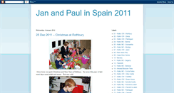 Desktop Screenshot of newjanandpaulinspain2011.blogspot.com