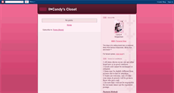 Desktop Screenshot of iicandycloset.blogspot.com