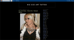 Desktop Screenshot of bigsizearttattoo.blogspot.com