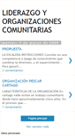 Mobile Screenshot of liderazgoyorganizacionescomunitarias.blogspot.com