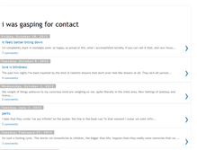 Tablet Screenshot of iwasgaspingforcontact.blogspot.com