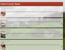 Tablet Screenshot of heinefamilynews.blogspot.com