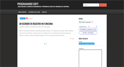 Desktop Screenshot of programando-soft.blogspot.com