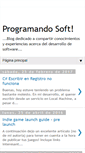 Mobile Screenshot of programando-soft.blogspot.com
