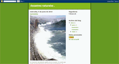 Desktop Screenshot of kiana-desastresnaturales.blogspot.com