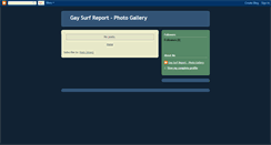 Desktop Screenshot of gaysurfreport.blogspot.com