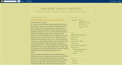 Desktop Screenshot of amazinggracechurch.blogspot.com