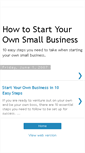 Mobile Screenshot of businesssteps.blogspot.com