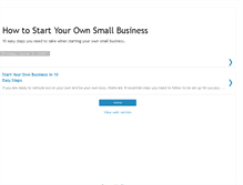 Tablet Screenshot of businesssteps.blogspot.com