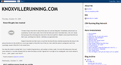 Desktop Screenshot of knoxvillerunning.blogspot.com