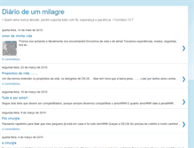 Tablet Screenshot of diariodeummilagre.blogspot.com