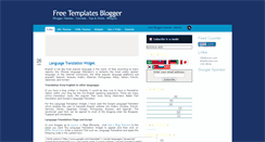 Desktop Screenshot of freetemplatesblogger.blogspot.com