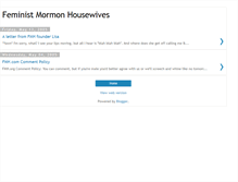 Tablet Screenshot of femininemormonhousewivesold.blogspot.com