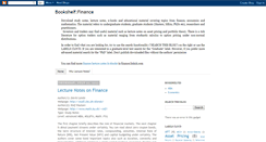 Desktop Screenshot of bookshelf-finance.blogspot.com
