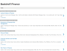 Tablet Screenshot of bookshelf-finance.blogspot.com