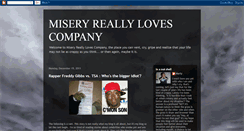 Desktop Screenshot of miseryreallylovescompany.blogspot.com