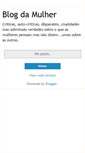 Mobile Screenshot of blogdamulher.blogspot.com
