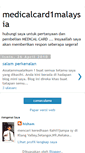 Mobile Screenshot of medicalcard1malaysia.blogspot.com