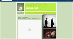 Desktop Screenshot of calebandsol.blogspot.com