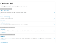 Tablet Screenshot of calebandsol.blogspot.com