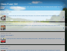 Tablet Screenshot of glassfusergirl.blogspot.com