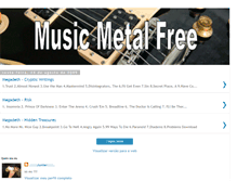 Tablet Screenshot of metal-music-free-megadeth.blogspot.com