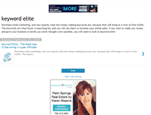 Tablet Screenshot of keyword-elite-traffic.blogspot.com
