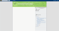 Desktop Screenshot of christianity-politics.blogspot.com