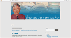 Desktop Screenshot of charleswarrenauthor.blogspot.com