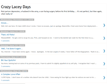 Tablet Screenshot of crazylaceydays.blogspot.com