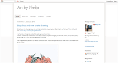 Desktop Screenshot of nadja-art.blogspot.com