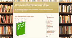 Desktop Screenshot of download-entrepreneur.blogspot.com