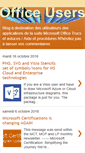 Mobile Screenshot of officeusers.blogspot.com