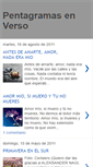 Mobile Screenshot of pentagramasenverso.blogspot.com