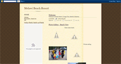 Desktop Screenshot of melawibeachresort.blogspot.com