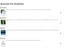 Tablet Screenshot of browniesforbreakfast.blogspot.com