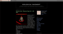 Desktop Screenshot of biologicalbasement.blogspot.com