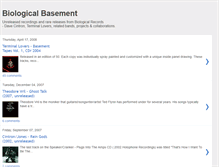 Tablet Screenshot of biologicalbasement.blogspot.com