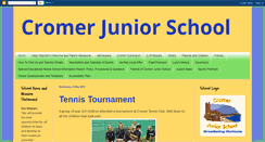 Desktop Screenshot of cromerjuniorschool.blogspot.com