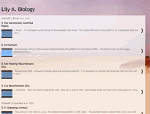 Tablet Screenshot of lily-abiology.blogspot.com