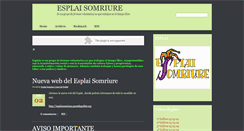 Desktop Screenshot of esplaisomriure.blogspot.com