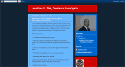 Desktop Screenshot of freelanceinvestigator.blogspot.com